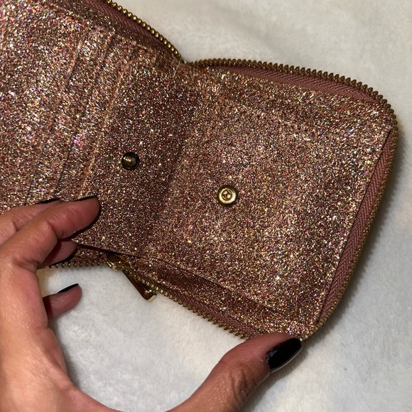 Glittery Zip-Around Wallet - Picture 4 of 6